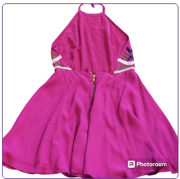 NWT Revolve NBD X Haven Pink Cocktail Beaded Mini Dress sz S - Picture 5 of 16